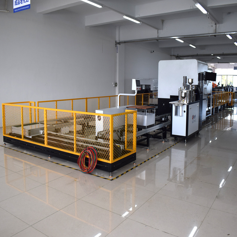 全自动视觉灌胶抽真空平移回流生产流水线